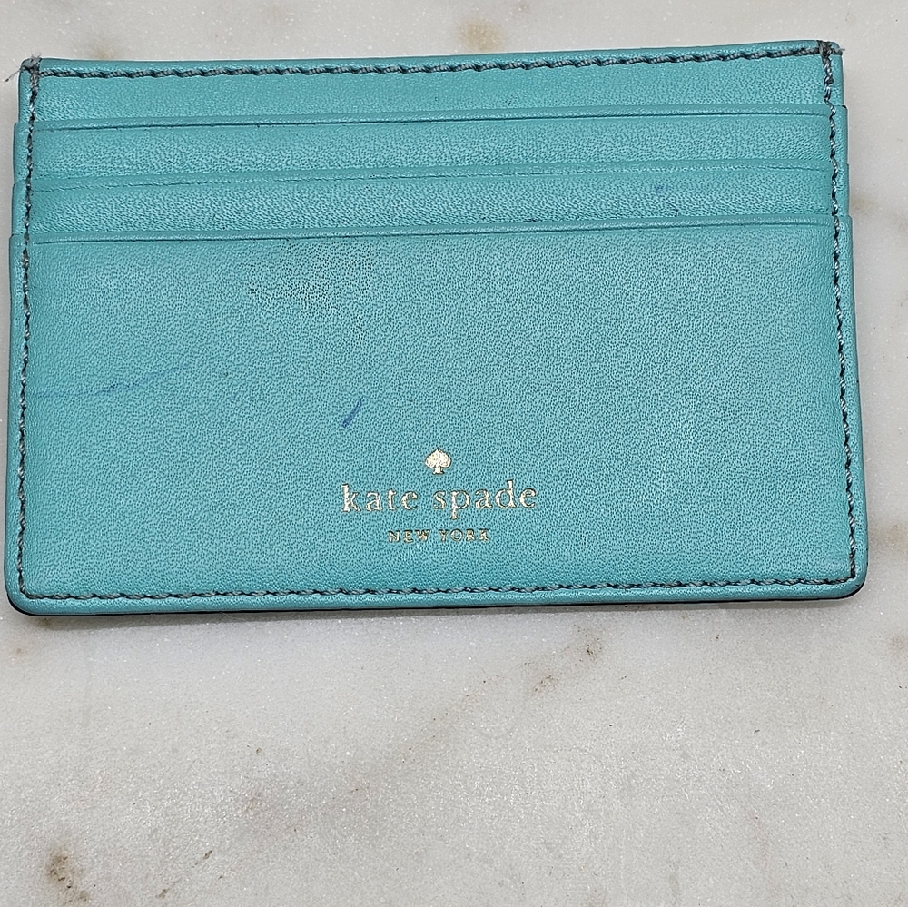 Kate Spade Turquoise Card Holder and Bangle Set - Picture 4 of 7